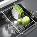 JASIWAY Dish Drying Rack in Sink, Dish Drainer by JASIWAY