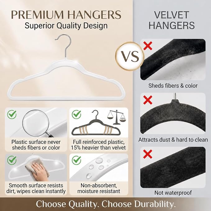 Plastic Hangers 20 Pack - Image 5