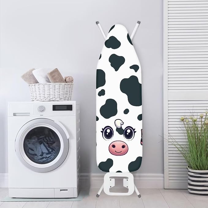 Cute Cow Pattern Ironing Board Cover 15x48 Ironing Board Cover, Resist - Image 4