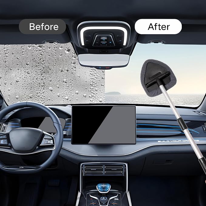 Qydipclin 11pcs Windshield Cleaner Tool, Car Window Cleaning Wash Kit - Image 3