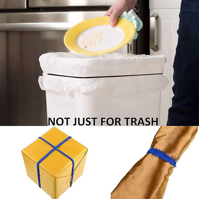 Garbage Can Rubber Bands, Trash Can Elastic Bands to Hold Garbage Bag in Place - Image 6
