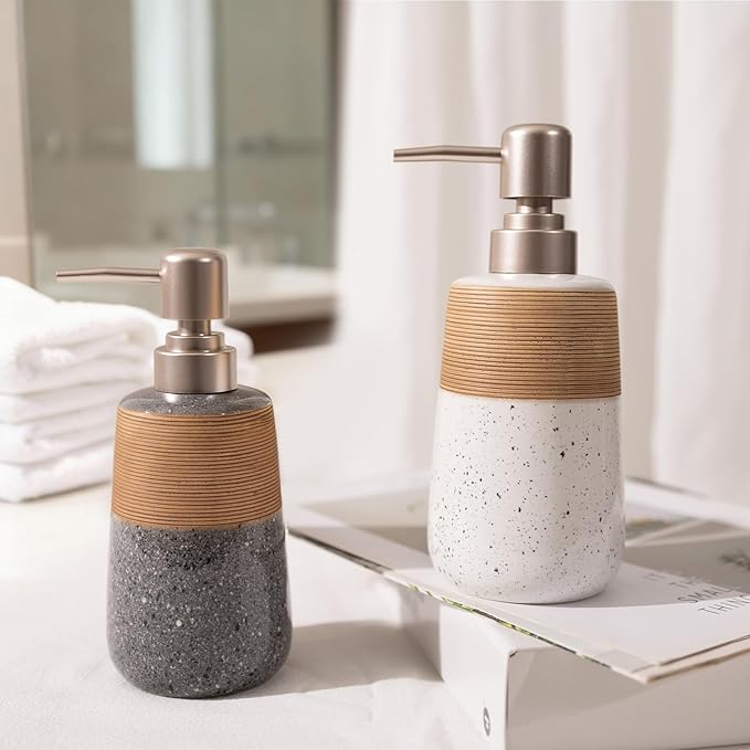 Ceramic Hand Soap Dispenser, 15 Oz Liquid Soap Dispenser - Image 2