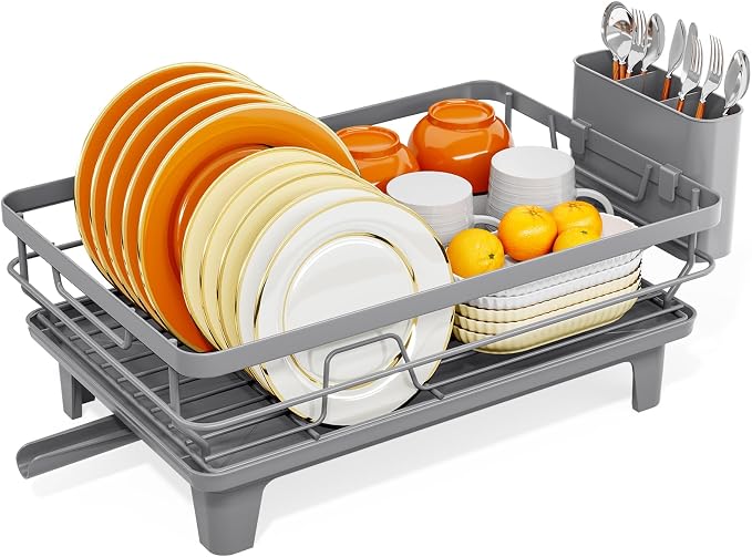 TOOLF Dish Drying Rack for Small Kitchen Counter - Image 2