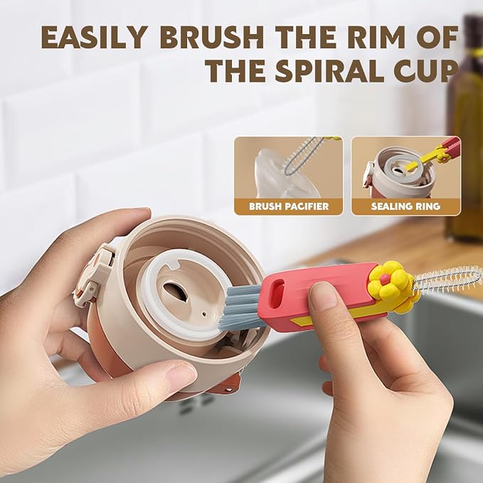 HRXFOZ 3 in 1 Multifunctional Cleaning Brush, Crevice Cleaner - Image 2