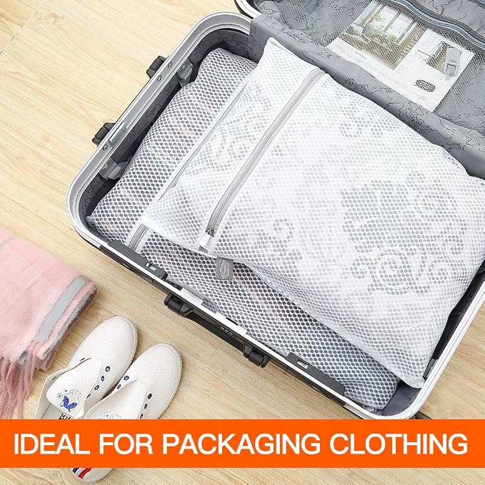 Kimmama Laundry Bag Mesh Wash Bags, Washing Machine Wash Bag - Image 6