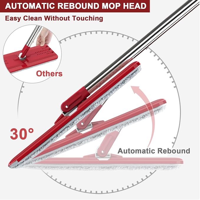 BOSHENG Hands-Free Mop and Bucket Set - Image 5