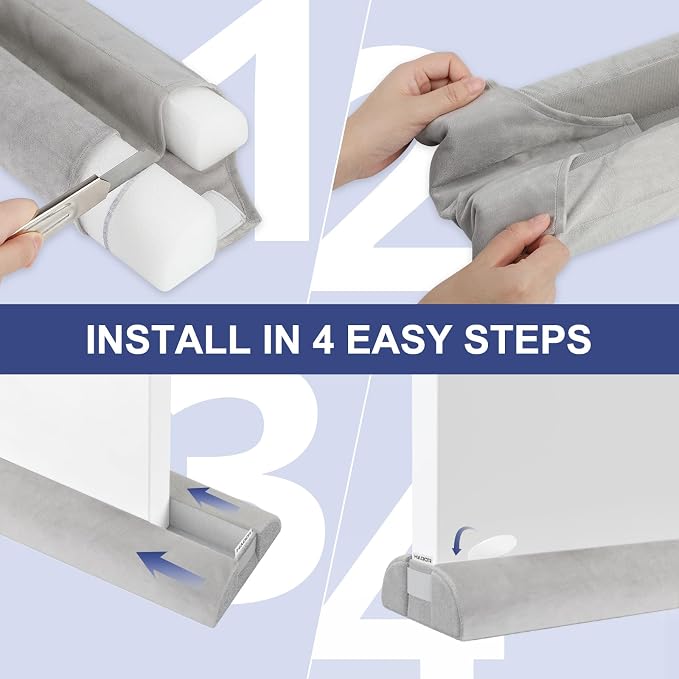 HADOR 2 Pack Door Draft Stopper - Image 5