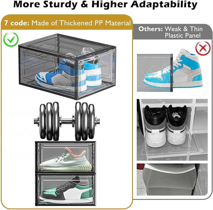 Sturdy Clear Shoe Organizer - Image 5