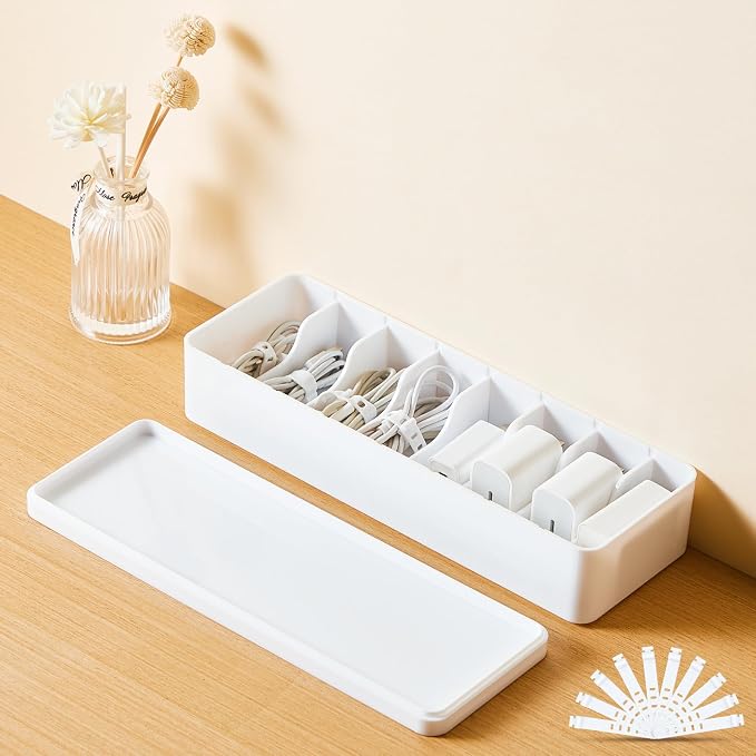 Tatuo 1-Pack Cord Organizer Box by Tatuo