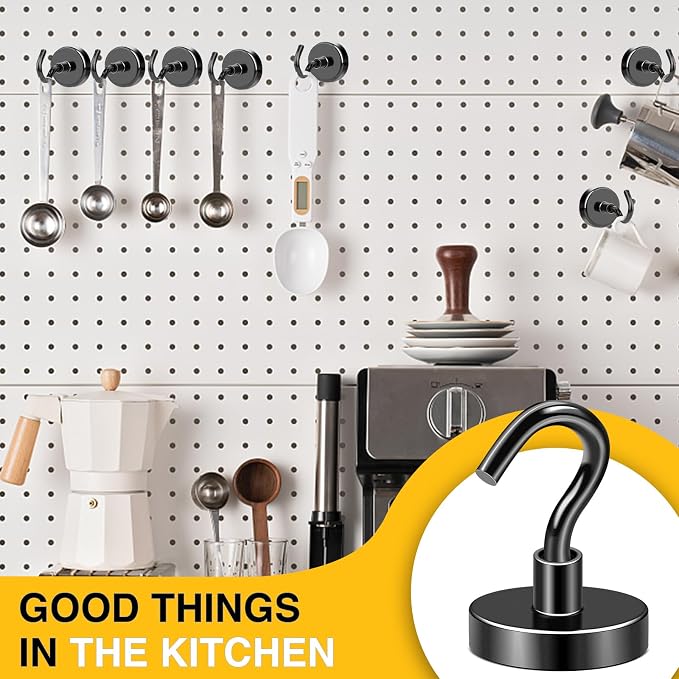 DIYMAG Magnetic Hooks, 120lbs Heavy Duty Magnets - Image 6