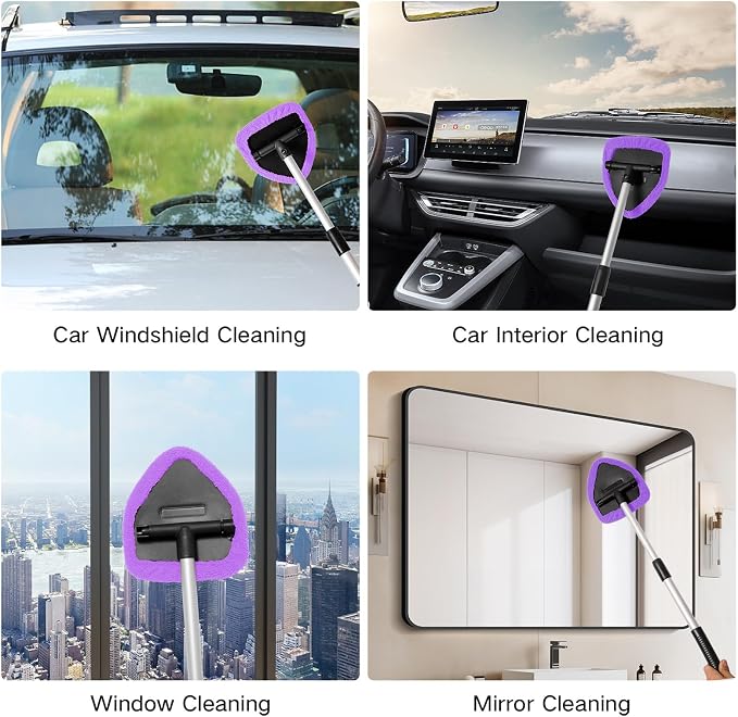 Qydipclin 7pcs Windshield Cleaner Tool Car Window Cleaning Wash Kit - Image 5