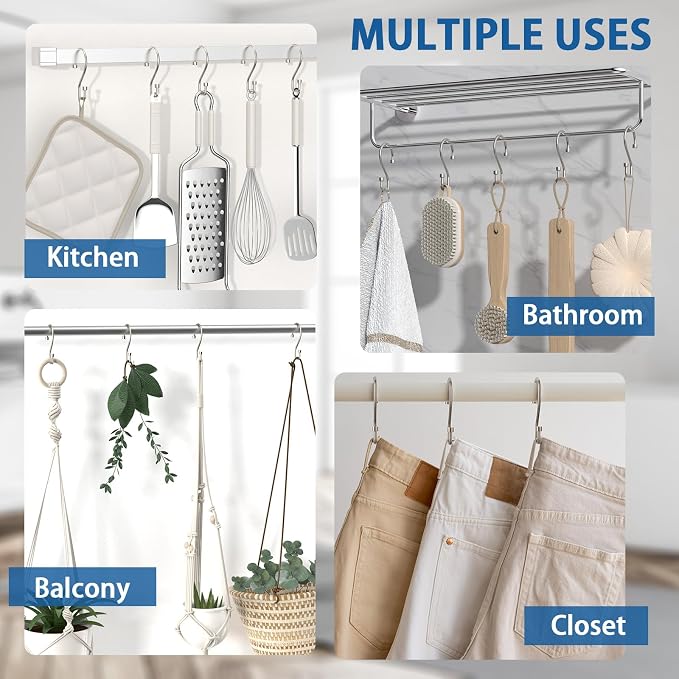Goowin Shower Curtain Hooks - Image 8