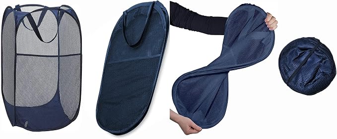 2 Packs Mesh Pop up Laundry Hamper - Image 6