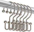 Titanker Shower Curtain Hooks Rings, Rust Resistant Metal Minimalist Simple by Titanker