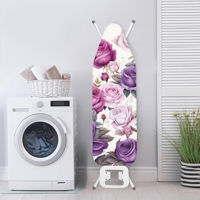 Floral Ironing Board Cover and Pad 15x54 Inch, Iron Board Cover - Image 4