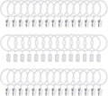 Lansian 44 Pack Curtain Rings by Lansian