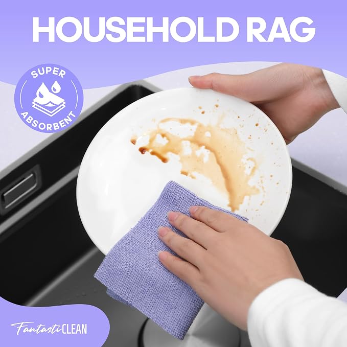 Fantasticlean Microfiber Cleaning Cloth Roll 120Pack - Image 5