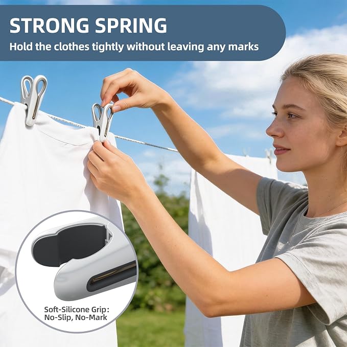 Plastic ClothesPins Heavy Duty Out door 24 Pack - Image 4