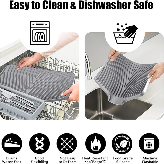 TIKNIK Silicone Dish Drying Mat - Image 5