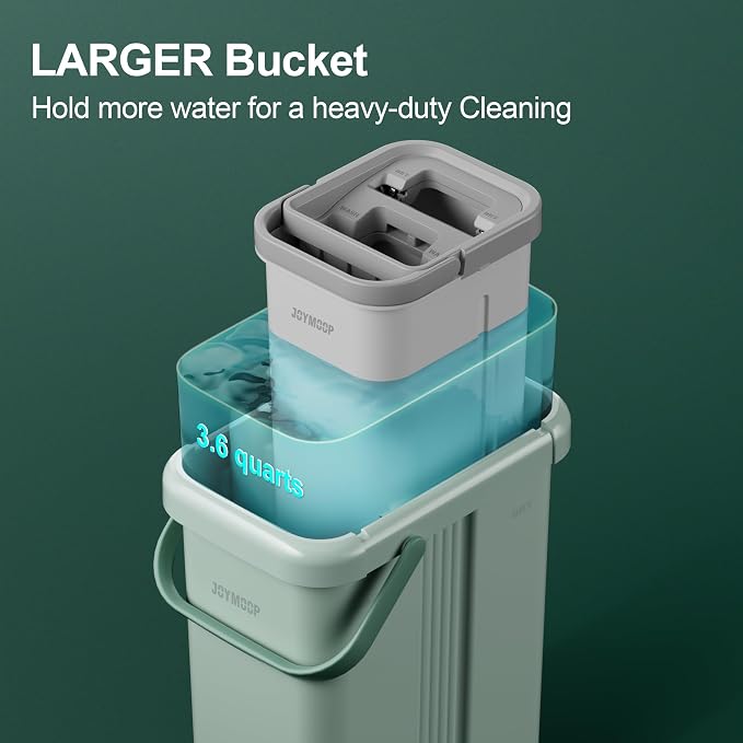 JOYMOOP Mop and Bucket Set – Commercial and Household Floor & Wall Cleaner - Image 4