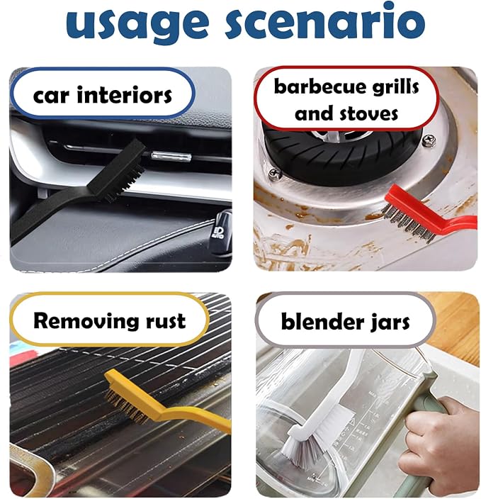 Betanull Crevice Cleaning Brush Set, Tight Spaces & More - Image 6