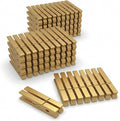 100 Pcs Gold Clothes pins by FEFU
