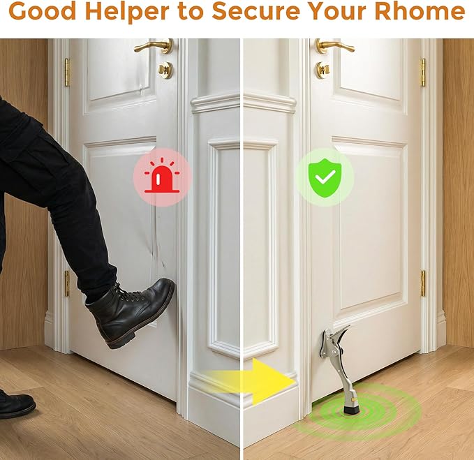 Gotega Door Stoppers, 4 Inch Kickdown Door Stop - Image 5