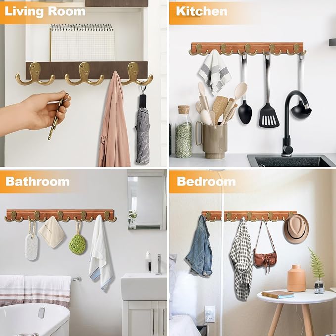 CBWLWJ 15 Pack Coat Hooks Wall Hooks - Image 2