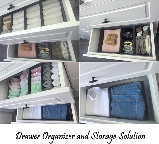 Bructhun Sock Drawer Organizer 9 Pack - Image 8