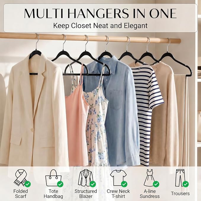 Plastic Hangers 20 Pack - Image 6