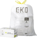 EKO 1.6 Gallon / 3-6 Liter, Extra-Strong Unscented Garbage Bags, Easy-Dispense by Unknown