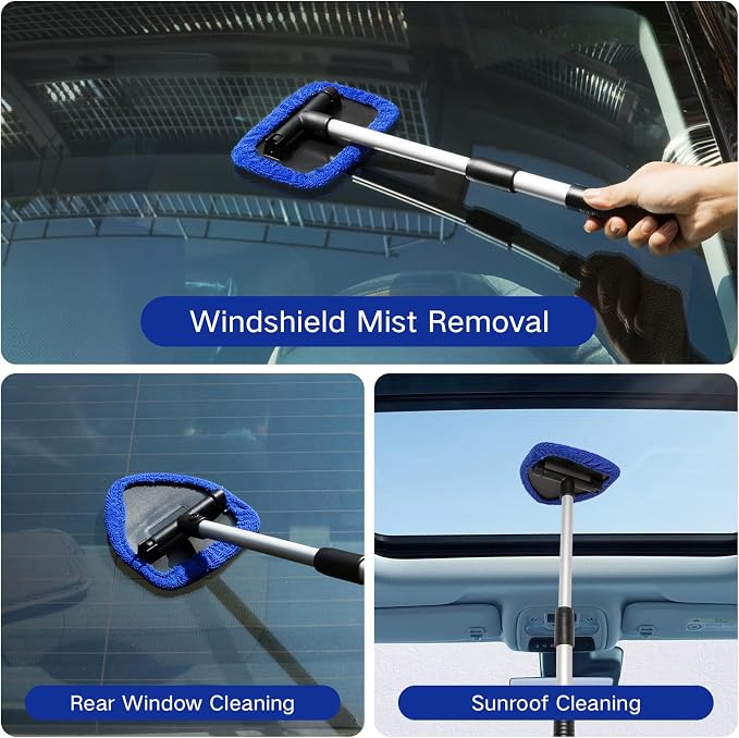 Qydipclin 7pcs Windshield Cleaner Tool Car Window Cleaning Wash Kit - Image 2