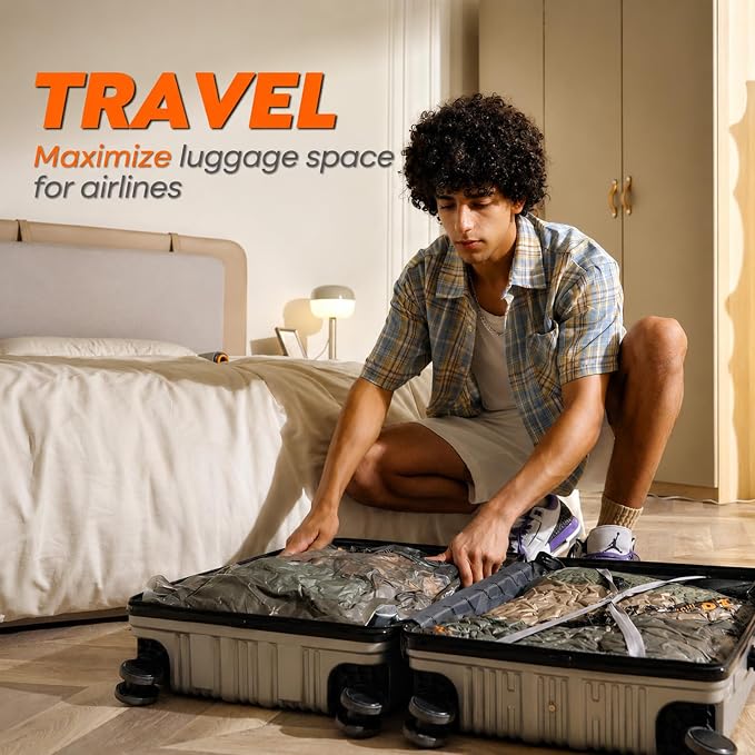Rechargeable Wireless Pump Travel Storage Bags Set - Image 9