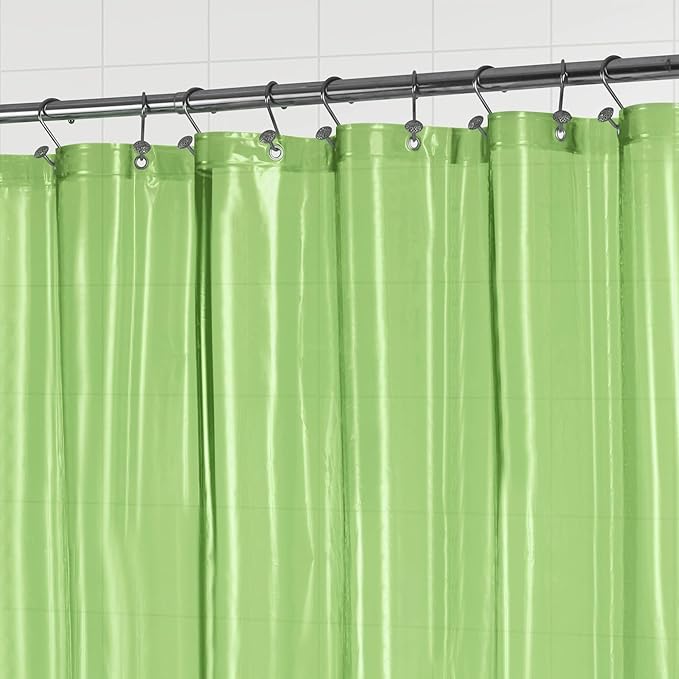 Barossa Design Clear Green Shower Curtain Liner Standard Size - Image 4