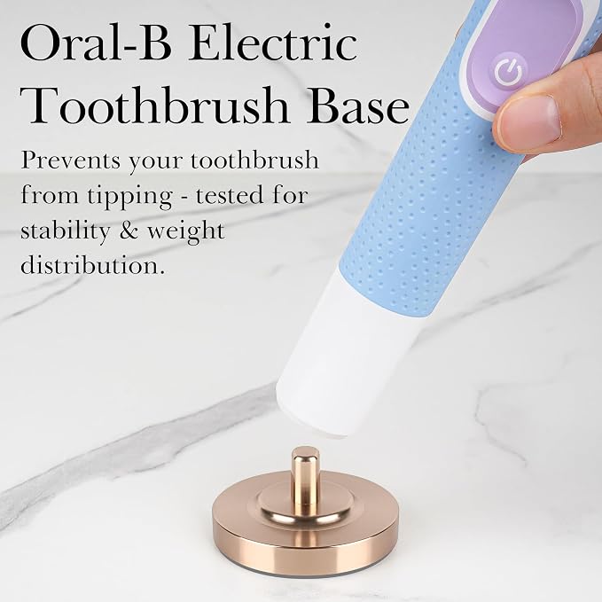2 Pack Bronze Electric Toothbrush Holder - Image 4