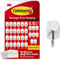 Command Small Wire Toggle Hooks, and 48 Strips, Damage Free Hanging Wall Hooks by Unknown