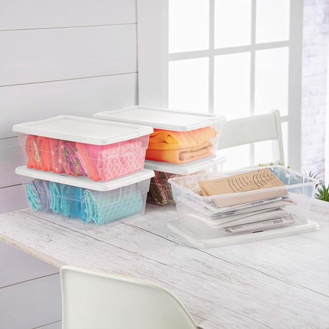 Sterilite 6 Quart Storage Box, 12 Pack - Image 6
