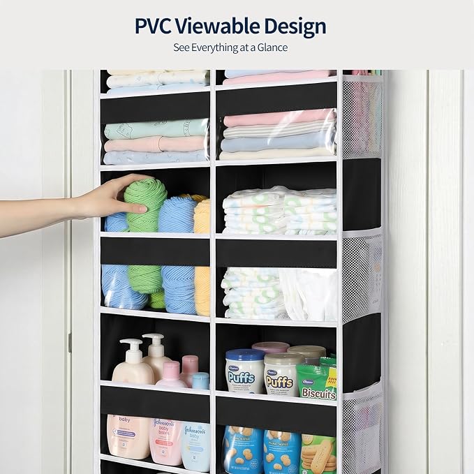 Yecaye 5 Tier Over The Door Organizer, Door Organizer - Image 4