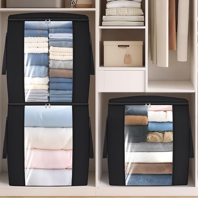 TasticTotes 120L Extra Large Blanket Clothes Storage Bags, 4 Pack | Foldable - Image 7