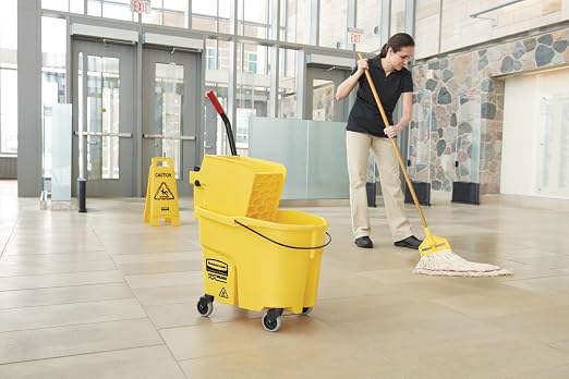 Rubbermaid Commercial Products WaveBrake 26 Qt. Side-Press Mop Bucket and - Image 20