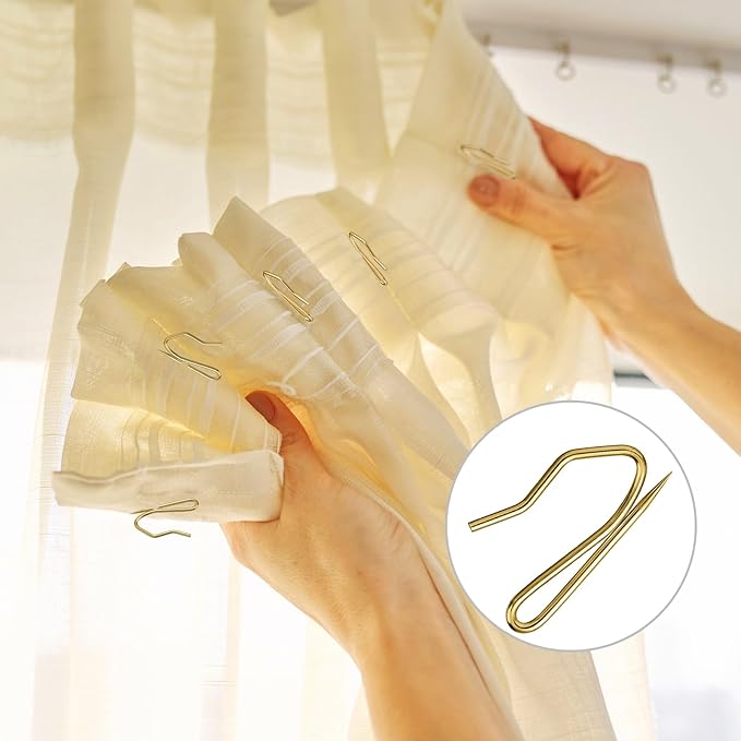 Qunclay 100 Set 0.98 Inch Metal Curtain Rings - Image 6
