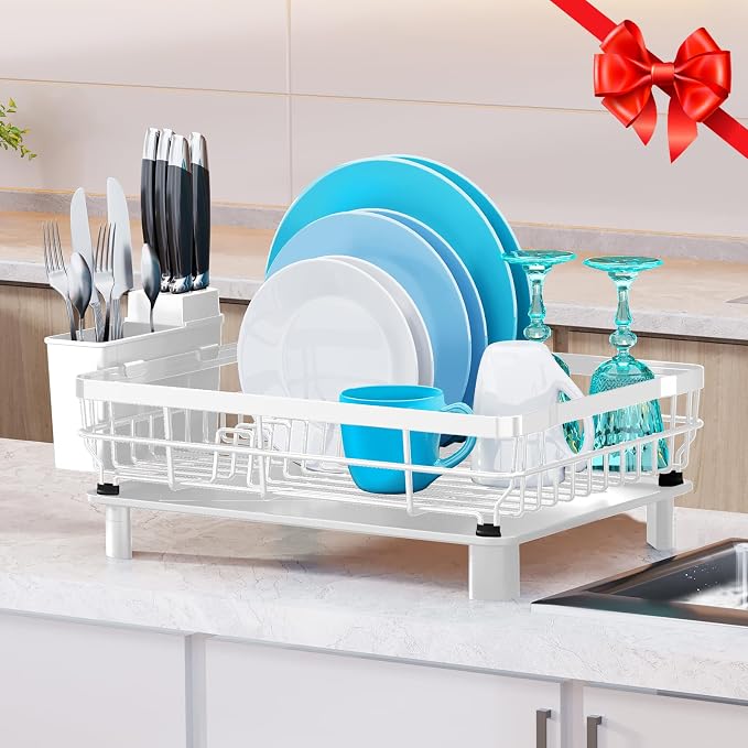 MOUKABAL Dish Drying Rack with Drainboard - Image 6