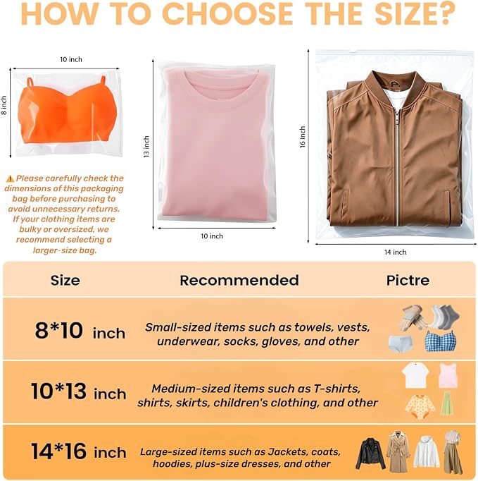50 Pack Clear Zipper Swimsuit Storage Bags, 9x11 Inch Bathing Suit Bags | - Image 2