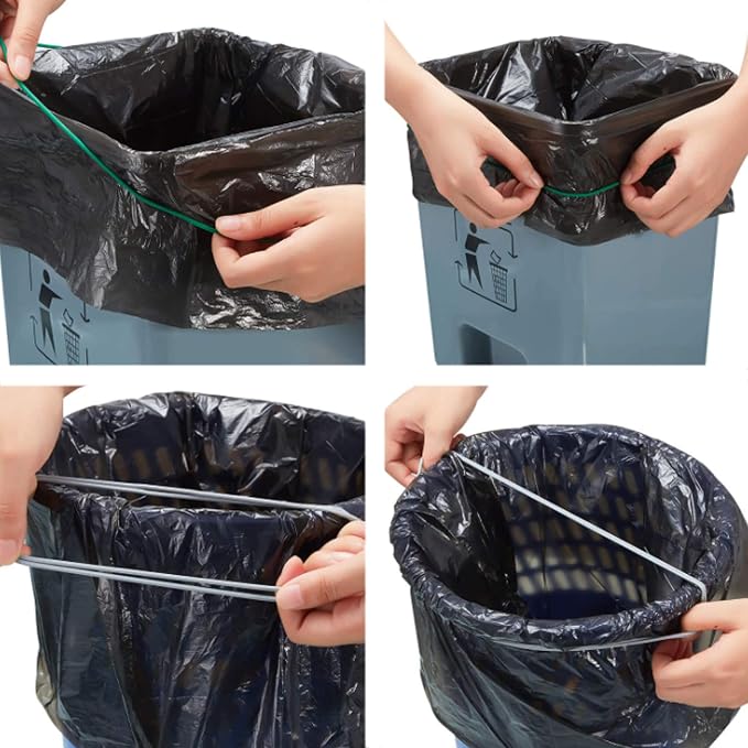 Trash Can Rubber Bands Set of 3, Fits 13 to 30 Gallon Trash Cans, Hongmed - Image 6