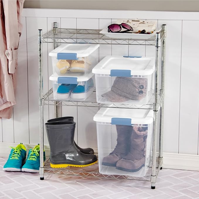 Sterilite 25 Qt Latching Storage Box, Stackable Bin - Image 5