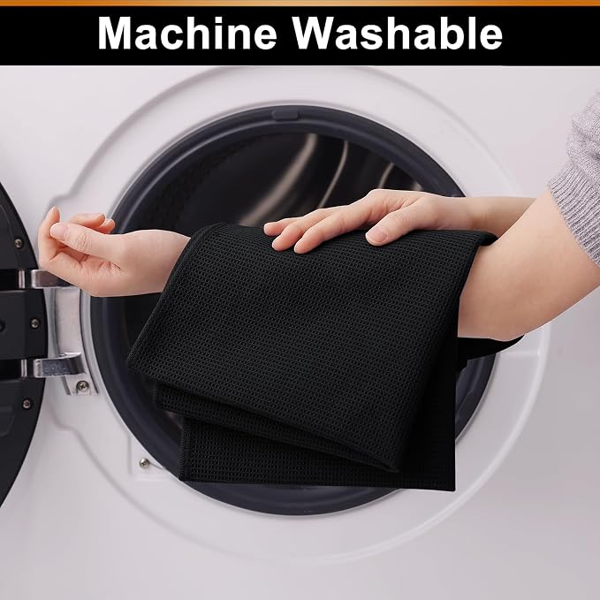Homaxy 100% Cotton Waffle Weave Kitchen Towels, 6 Pack - Image 5