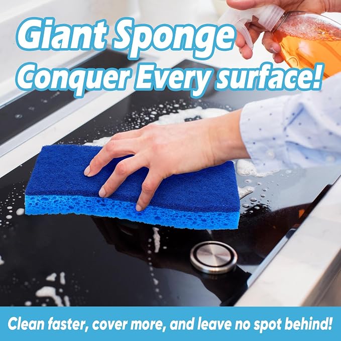 AIDEA XL Sponges Kitchen 6Count, Non-Scratch Scrub Sponges - Image 5