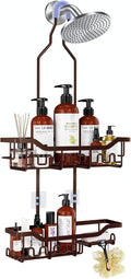 Upgraded Extended Length Shower Organizer by Joqixon