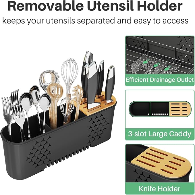 Large Expandable Dish Drying Rack - Image 7