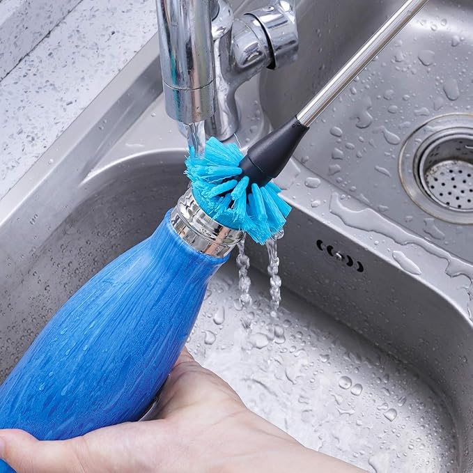 MOSOLAN Stainless Steel Water Bottle Cleaning Scrubbing Brush, 13 in-15 in | 2 - Image 7